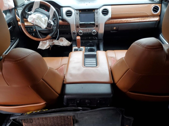 2015 Toyota Tundra 4WD Truck Platinum with VIN 5TFAY5F18FX437979, listed as a Copart auction lot 45981515 with NaN miles and Salvage Title. Bid and sale history available at carsss.com. Image 8.