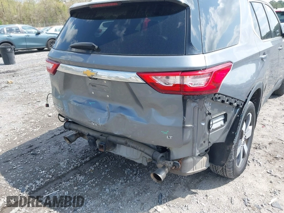 2018 Chevrolet Traverse LT z VIN 1GNERHKW5JJ212911, wystawiony jako IAAI lot #41923593 z przebiegiem 109 023 mil mil oraz . Historia ofert i sprzedaży dostępna na DreamBid. Obrazek 6.