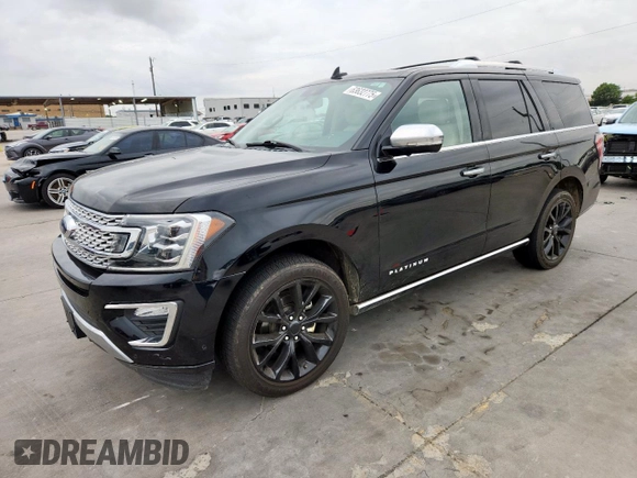 2019 Ford Expedition Platinum with VIN 1FMJU1LTXKEA65217, listed as a Copart auction lot 63632775 with 79,129 mi miles and Clean title. Bid and sale history available at DreamBid. Image 1.