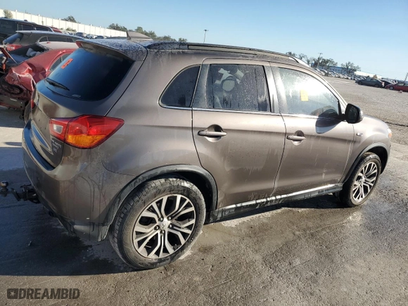 2017 Mitsubishi Outlander Sport SEL 2.4 with VIN JA4AR4AW0HZ025812, listed as a Copart auction lot 82965694 with 126,469 mi miles and Non Repairable. Bid and sale history available at carsss.com. Image 3.