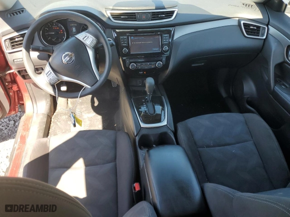 2016 Nissan Rogue SV with VIN KNMAT2MT5GP598566, listed as a Copart auction lot 48562325 with 84487 miles and Salvage Title. Bid and sale history available at carsss.com. Image 8.