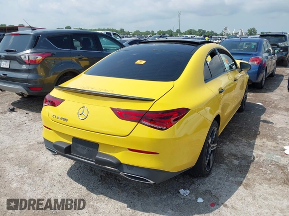 2023 Mercedes-Benz CLA 250 z VIN W1K5J4GB7PN353517, wystawiony jako IAAI lot #42117205 z przebiegiem Nie podano mil oraz . Historia ofert i sprzedaży dostępna na DreamBid. Obrazek 4.