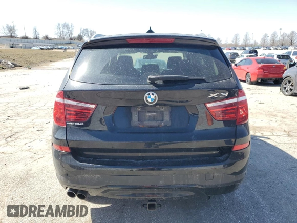 2016 BMW X3 xDrive28i with VIN 5UXWX9C50G0D69504, listed as a Copart auction lot 48207305 with 116,784 mi miles and Salvage Title. Bid and sale history available at DreamBid. Image 6.