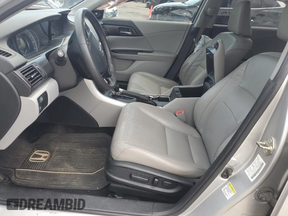2015 Honda Accord EX-L with VIN 1HGCR2F84FA121002, listed as a Copart auction lot 62891965 with 120,037 mi miles and Salvage title. Bid and sale history available at DreamBid. Image 7.