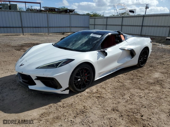 2023 Chevrolet Corvette 1LT with VIN 1G1YA2D40P5138801, listed as a Copart auction lot 86549314 with NaN miles and Salvage Title. Bid and sale history available at carsss.com. Image 1.