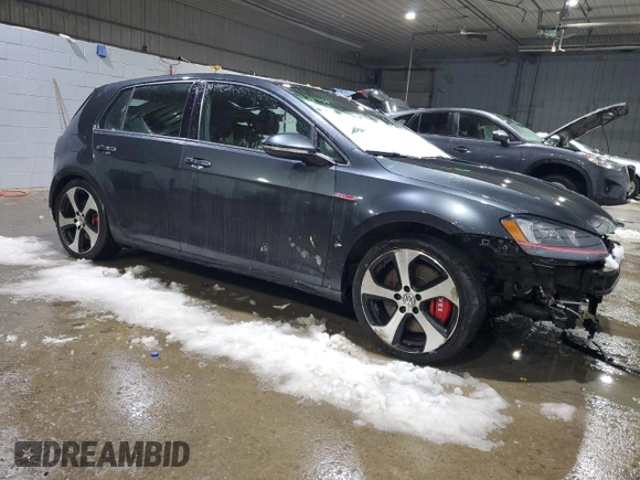 2017 Volkswagen GTI S with VIN 3VW547AU2HM005985, listed as a Copart auction lot 46221765 with 148,143 mi miles and Salvage Title. Bid and sale history available at DreamBid. Image 4.