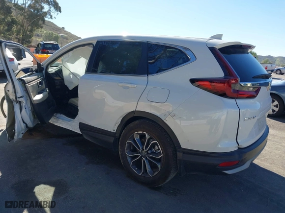 2022 Honda CR-V EX-L with VIN 2HKRW1H86NH400838, listed as a IAAI auction lot 41634694 with 1 mi miles. Bid and sale history available at carsss.com. Image 3.