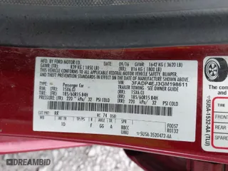 2016 Ford Fiesta SE with VIN 3FADP4EJ3GM198611, listed as a IAAI auction lot 41819332 with 122,700 mi miles. Bid and sale history available at carsss.com. Image 9.