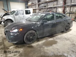 2025 Toyota Camry LE with VIN 4T1DAACK1SU040161, listed as a Copart auction lot 45751455 with 4,022 mi miles and Salvage Title. Bid and sale history available at carsss.com. Image 1.