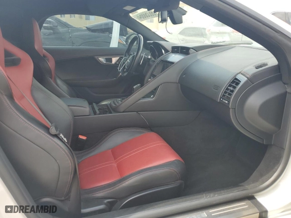2016 Jaguar F-TYPE R with VIN SAJWJ6HL7GMK31846, listed as a Copart auction lot 66358864 with 51,228 mi miles and Salvage Title. Bid and sale history available at carsss.com. Image 10.