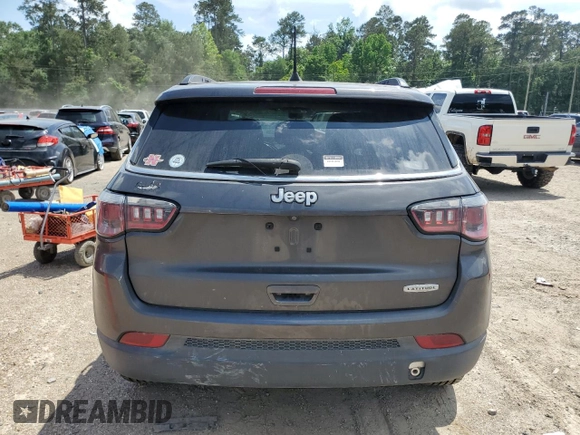 2019 Jeep Compass Latitude with VIN 3C4NJCBB7KT699300, listed as a Copart auction lot 54940155 with 64,843 mi miles and Salvage title. Bid and sale history available at DreamBid. Image 6.
