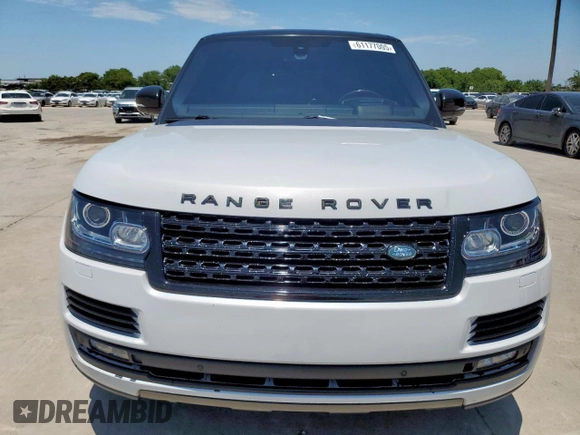 2016 Land Rover Range Rover HSE with VIN SALGS2KF4GA259951, listed as a Copart auction lot 61177005 with 126,560 mi miles and Clean title. Bid and sale history available at DreamBid. Image 5.