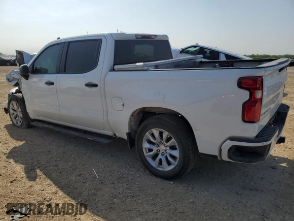 2022 Chevrolet Silverado 1500 Custom with VIN 3GCPWBEK7NG131092, listed as a Copart auction lot 50351115 with 58,409 mi miles and Salvage Title. Bid and sale history available at DreamBid. Image 2.