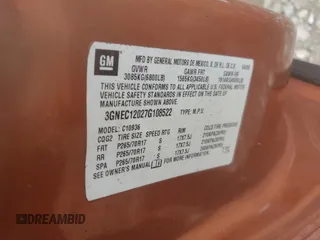 2007 Chevrolet Avalanche LTZ z VIN 3GNEC12027G108522, wystawiony jako Copart lot #54950015 z przebiegiem 188 712 mil mil oraz Szkoda całkowita • Salvage title. Historia ofert i sprzedaży dostępna na DreamBid. Obrazek 12.