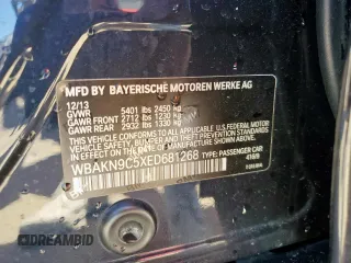 2014 BMW 5 Series 550i z VIN WBAKN9C5XED681268, wystawiony jako Copart lot #55318865 z przebiegiem 89 148 mil mil oraz Szkoda całkowita • Salvage title. Historia ofert i sprzedaży dostępna na DreamBid. Obrazek 12.