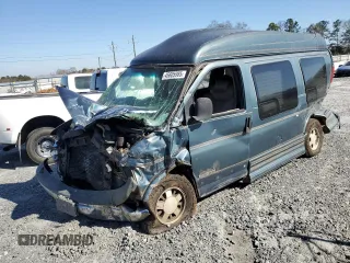 1998 GMC Savana Cargo Van YF7 with VIN 1GDFG15R6W1033263, listed as a Copart auction lot 45605985 with 156,211 mi miles and Non Repairable. Bid and sale history available at carsss.com. Image 1.