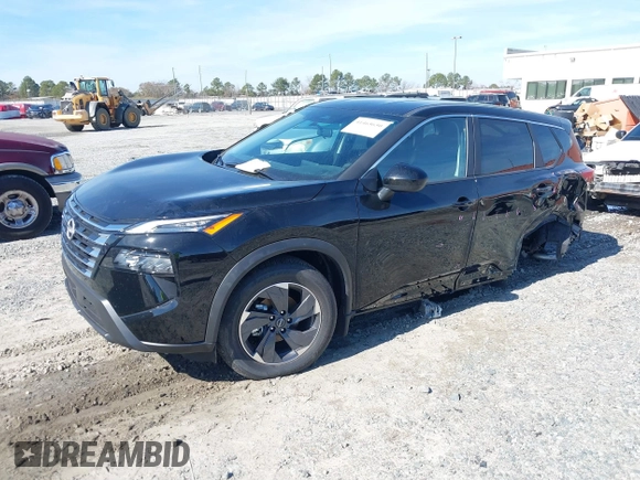 2025 Nissan Rogue SV with VIN 5N1BT3BA9SC672434, listed as a IAAI auction lot 41465650 with 2,438 mi miles. Bid and sale history available at carsss.com. Image 2.
