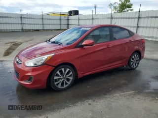 2017 Hyundai Accent Value Edition with VIN KMHCT4AE7HU360176, listed as a Copart auction lot 52005555 with 106,843 mi miles and Clean Title. Bid and sale history available at DreamBid. Image 1.