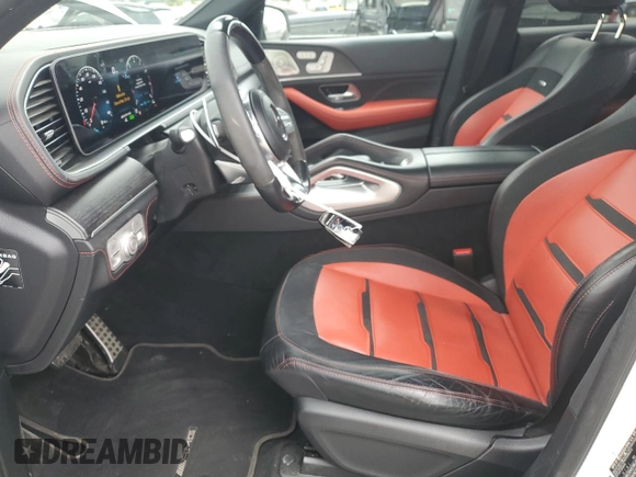 2022 Mercedes-Benz GLE 53 AMG with VIN 4JGFD6BB5NA594422, listed as a Copart auction lot 52008115 with 63,369 mi miles and Salvage title. Bid and sale history available at DreamBid. Image 7.