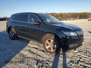 2016 Acura MDX with VIN 5FRYD3H29GB003987, listed as a Copart auction lot 83201584 with 86,637 mi miles and Salvage Title. Bid and sale history available at carsss.com. Image 4.