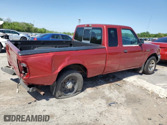 2002 Ford Ranger XLT Appearance with VIN 1FTYR44E32PA07430, listed as a Copart auction lot 54067335 with 209,433 mi miles and Salvage title. Bid and sale history available at DreamBid. Image 3.