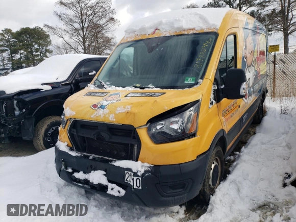 2020 Ford Transit Cargo with VIN 1FTBR1C86LKB53416, listed as a Copart auction lot 81788244 with 106,132 mi miles and Salvage Title. Bid and sale history available at DreamBid. Image 1.
