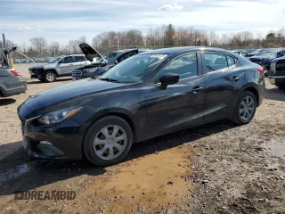2015 Mazda 3 i SV with VIN JM1BM1T75F1244760, listed as a Copart auction lot 50409155 with Not Provided miles and Salvage Title. Bid and sale history available at carsss.com. Image 1.