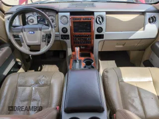 2009 Ford F-150 XL with VIN 1FTPW14V19FA61652, listed as a Copart auction lot 54440595 with 154,589 mi miles and Salvage Title. Bid and sale history available at DreamBid. Image 8.