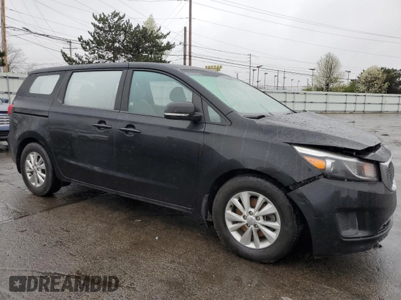 2016 Kia Sedona L with VIN KNDMA5C15G6149995, listed as a Copart auction lot 51649065 with 115,716 mi miles and Salvage Title. Bid and sale history available at carsss.com. Image 4.