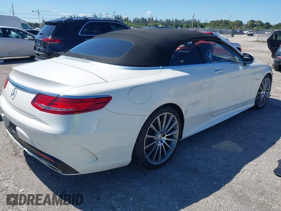 2017 Mercedes-Benz S 550 with VIN WDDXK8CBXHA017615, listed as a IAAI auction lot 41678109 with 107,618 mi miles and . Bid and sale history available at DreamBid. Image 4.
