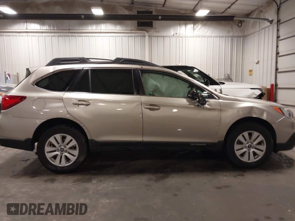 2015 Subaru Outback Premium with VIN 4S4BSAFCXF3301839, listed as a IAAI auction lot 41781480 with 117,477 mi miles and . Bid and sale history available at DreamBid. Image 14.