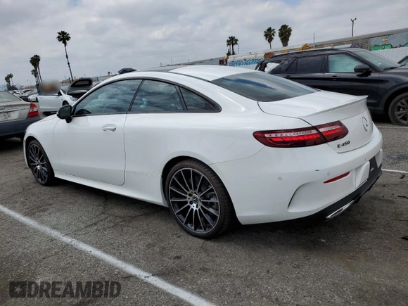 2022 Mercedes-Benz E 450 with VIN W1K1J5JB6NF173708, listed as a Copart auction lot 55714954 with 17,039 mi miles and . Bid and sale history available at DreamBid. Image 2.
