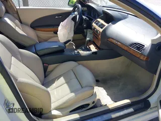 2005 BMW 6 Series 645Ci with VIN WBAEH73465B191566, listed as a IAAI auction lot 41790186 with Not Provided miles and . Bid and sale history available at carsss.com. Image 5.