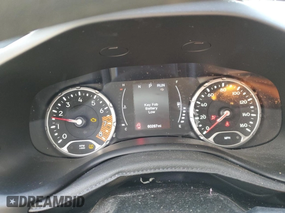 2021 Jeep Renegade Upland with VIN ZACNJDABXMPM26690, listed as a Copart auction lot 52198365 with 60,267 mi miles and Salvage title. Bid and sale history available at DreamBid. Image 9.
