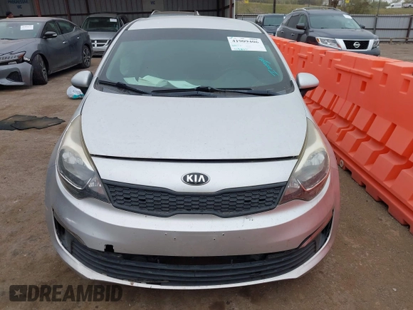 2016 Kia Rio LX with VIN KNADM4A37G6633251, listed as a IAAI auction lot 41909406 with 114,830 mi miles and . Bid and sale history available at DreamBid. Image 12.