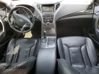 2017 Hyundai Azera with VIN KMHFG4JG2HA588977, listed as a Copart auction lot 61007035 with 76,379 mi miles and Salvage title. Bid and sale history available at DreamBid. Image 8.