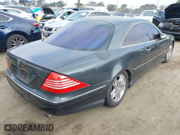2004 Mercedes-Benz CL with VIN WDBPJ75J64A042127, listed as a IAAI auction lot 42090574 with 108,340 mi miles. Bid and sale history available at carsss.com. Image 4.
