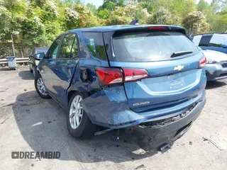 2024 Chevrolet Equinox LS with VIN 3GNAXHEG9RL361156, listed as a IAAI auction lot 42031918 with 10,957 mi miles and . Bid and sale history available at DreamBid. Image 6.