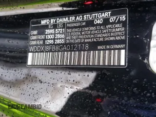 2016 Mercedes-Benz S-Class S 550 with VIN WDDXJ8FB8GA012118, listed as a Copart auction lot 45184945 with 85,606 mi miles and Salvage Title. Bid and sale history available at carsss.com. Image 13.