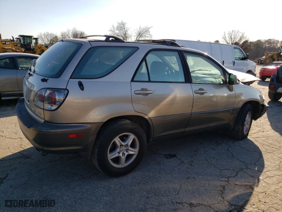 2001 Lexus RX 300 with VIN JTJGF10U010103391, listed as a Copart auction lot 43454595 with NaN miles and Salvage Title. Bid and sale history available at carsss.com. Image 3.