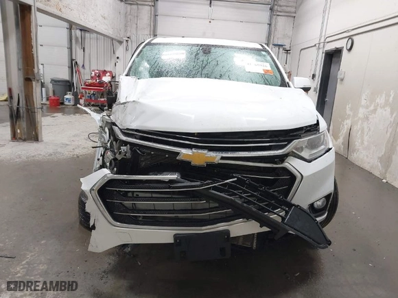 2021 Chevrolet Traverse LT Leather with VIN 1GNEVHKW3MJ220313, listed as a IAAI auction lot 41765926 with 1 mi miles. Bid and sale history available at carsss.com. Image 12.