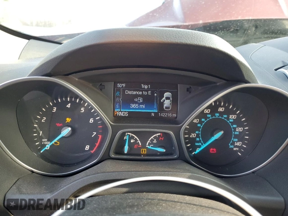 2016 Ford Escape SE with VIN 1FMCU0GX9GUB69534, listed as a Copart auction lot 52938155 with 142,216 mi miles and Clean Title. Bid and sale history available at carsss.com. Image 9.