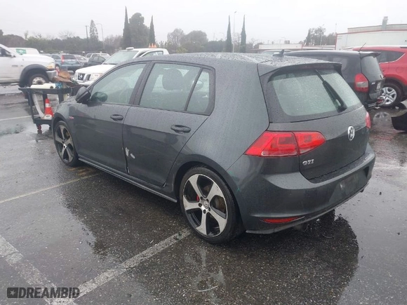 2015 Volkswagen Golf GTI Autobahn with VIN 3VW5T7AU7FM016917, listed as a IAAI auction lot 41566397 with 123,517 mi miles. Bid and sale history available at carsss.com. Image 3.