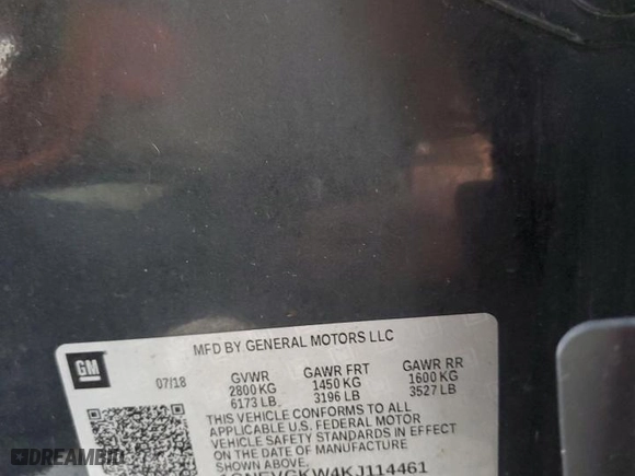 2019 Chevrolet Traverse LT Cloth with VIN 1GNEVGKW4KJ114461, listed as a Copart auction lot 53067035 with 101,516 mi miles and Salvage Title. Bid and sale history available at carsss.com. Image 14.