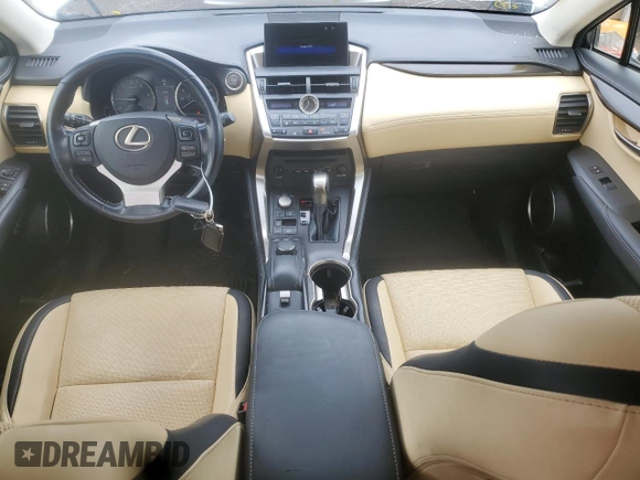 2017 Lexus NX 200t z VIN JTJBARBZ9H2147761, wystawiony jako Copart lot #58521845 z przebiegiem 39 817 mil mil oraz Szkoda całkowita • Salvage title. Historia ofert i sprzedaży dostępna na DreamBid. Obrazek 8.