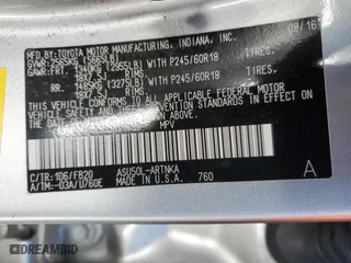 2016 Toyota Highlander LE with VIN 5TDZARFH9GS021698, listed as a Copart auction lot 89211865 with 86,086 mi miles and Salvage Title. Bid and sale history available at carsss.com. Image 13.