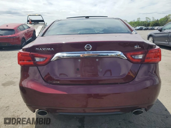 2018 Nissan Maxima SL z VIN 1N4AA6AP4JC375542, wystawiony jako Copart lot #57691275 z przebiegiem 82 504 mil mil oraz Szkoda całkowita • Salvage title. Historia ofert i sprzedaży dostępna na DreamBid. Obrazek 6.