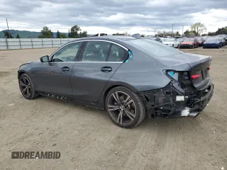 2021 BMW 3 Series 330e with VIN 3MW5P7J02M8B94208, listed as a Copart auction lot 48971455 with 22,228 mi miles and Salvage Title. Bid and sale history available at carsss.com. Image 2.