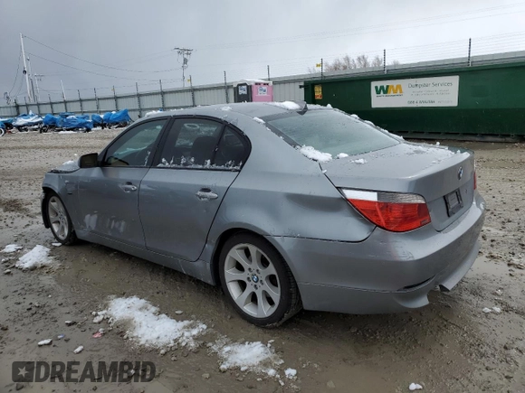 2004 BMW 5 Series 530i with VIN WBANA73554B058552, listed as a Copart auction lot 49549885 with 251,004 mi miles and Salvage Title. Bid and sale history available at DreamBid. Image 2.