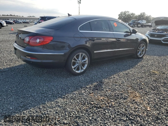 2010 Volkswagen CC Luxury with VIN WVWHL7AN5AE528229, listed as a Copart auction lot 74312554 with Not provided miles and Salvage title. Bid and sale history available at DreamBid. Image 3.